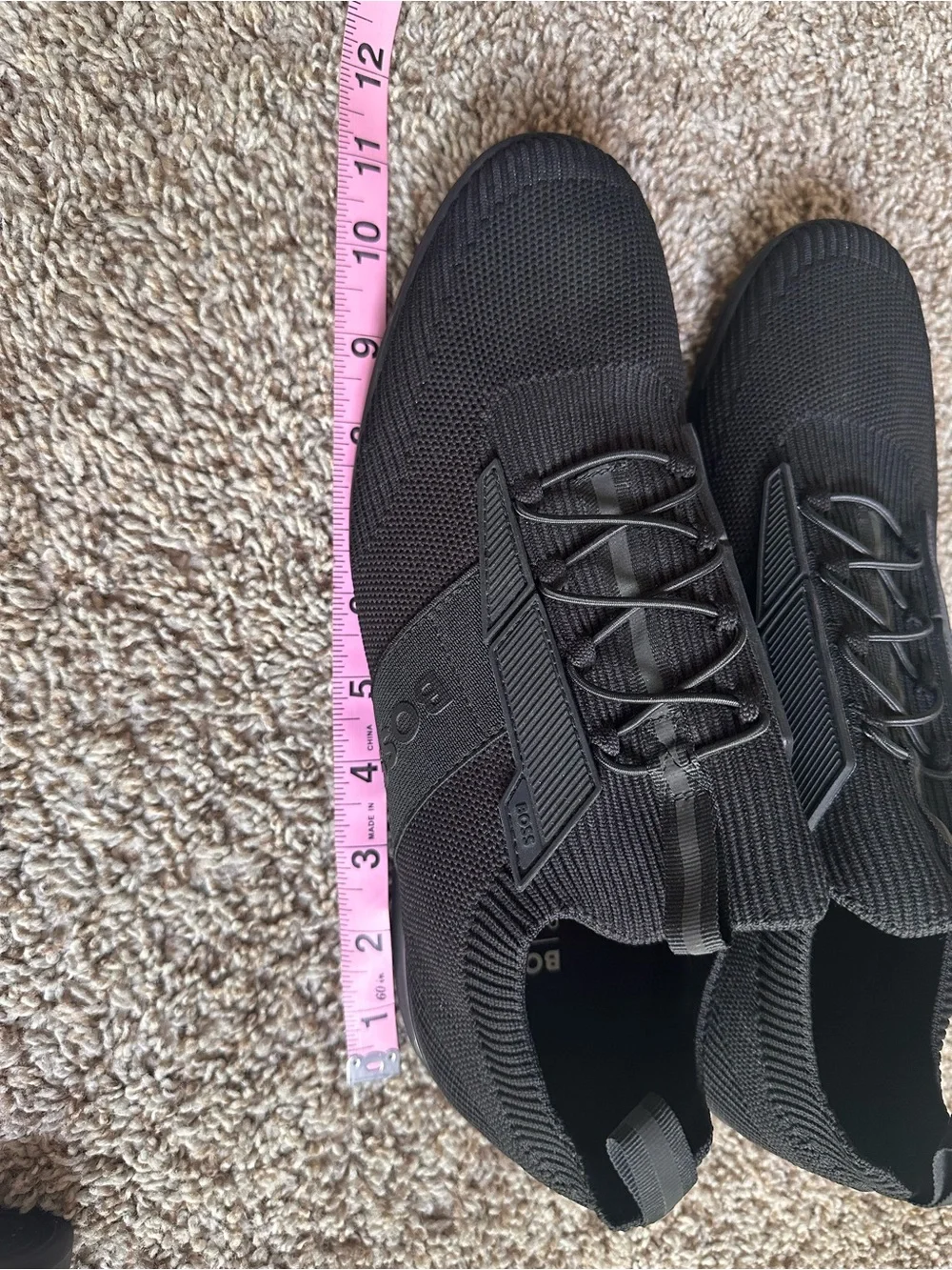 BOSS Saturn Men’s black sneakers